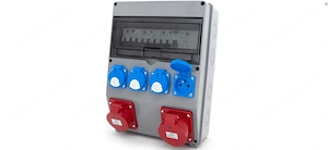 Artikel: #SALE# Electrical wall distributor 32A 16A 4x230 construction power box Hochwertiger Artike Bild 2