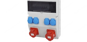 Artikel: #SALE# Electrical wall distributor 32A 16A 4x230 construction power box Hochwertiger Artike Bild 6