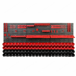 BESTSELLER Werkzeugwand Set Werkzeughaltern mit Lochwand Lagersystem Warkzeuglochwand Wandregal Werk Bild 6