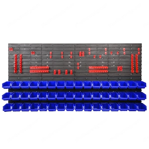 BESTSELLER Werkzeugwand Set Werkzeughaltern mit Lochwand Lagersystem Warkzeuglochwand Wandregal Werk Bild 3
