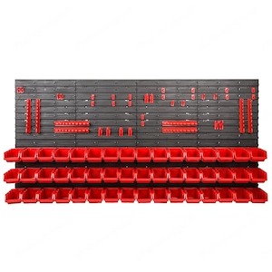 BESTSELLER Werkzeugwand Set Werkzeughaltern mit Lochwand Lagersystem Warkzeuglochwand Wandregal Werk Bild 3