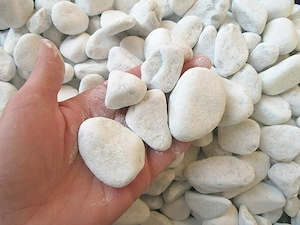 Artikel: Natursteine Dekosteine weiss 25 40mm zur Dekoration 10kg Hochwertiger Artikel aus unserem O Bild 3