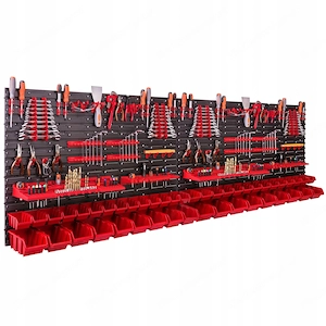 Artikel: Werkstattregal Werkstatt Garage Werkzeugwand 230x80cm komplett Set Farbwahl Hochwertiger Ar Bild 2