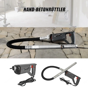 Artikel: Concrete vibrator bottle vibrator 800W flexible shaft hand vibrator vibrating bottle Hochwe