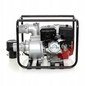 Benzin Pumpe Gartenpumpe Wasserpumpe 600l min XXL Starter Set mit Feuerwehschlauch Bild 4