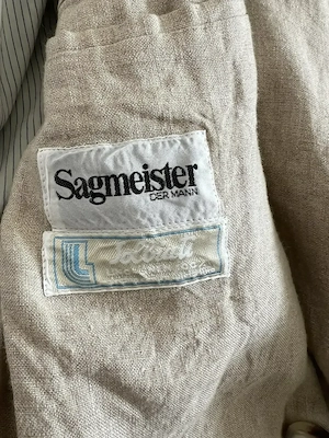 Vintage Hugo Boss Leinenmantel Bild 4