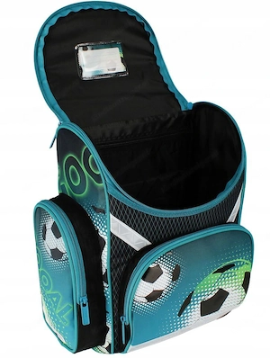 Artikel: School bag backpack knapsack school bag football Hochwertiger Artikel aus unserem Online-Sh Bild 2