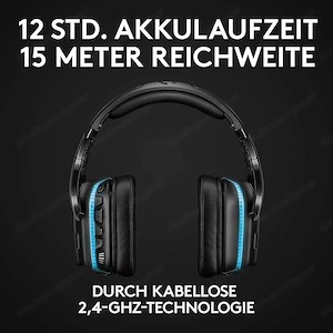 Artikel: Logitech G935 Gaming Headset LIGHTSYNC RGB wireless 7.1 Surround Sound Wireless Hochwertige Bild 5
