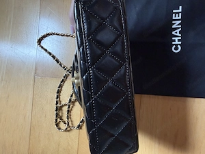 Chanel Mini Kelly Umhängetasche schwarz  Bild 3