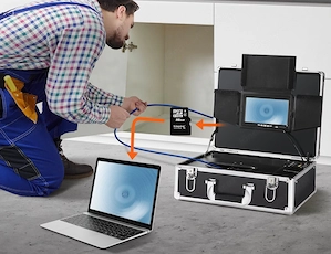 Artikel: Craft Professional Pipe Camera 20m Industrial Inspection Camera 1000TVL Endoscope Sewer Cam Bild 4