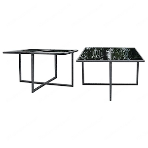 Artikel: 9-piece seating group garden furniture garden set lounge polyrattan rattan dining group Hoc Bild 5
