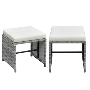 Artikel: 9-piece seating group garden furniture garden set lounge polyrattan rattan dining group Hoc Bild 4