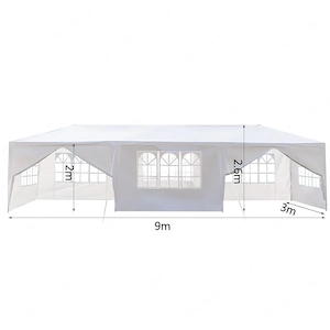 Artikel: Event Partyzelt Gartenzelt Camping Pavilion Gartenpavillon Bierzelt 3x9m Hochwertiger Artik Bild 4