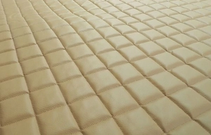 Artikel: polsterstoff aus oeko leder gestepptes material 10 mm beige hochwertiger artikel aus unsere