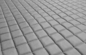 Artikel: polsterstoff aus oeko leder gestepptes material 10 mm grau hochwertiger artikel aus unserem