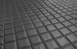Artikel: polsterstoff aus oeko leder gestepptes material 10 mm graphit hochwertiger artikel aus unse