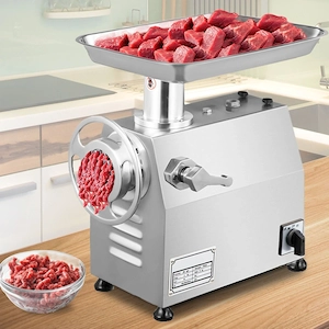 Fleischwolf Elektrisch Hackfleisch Maschine 250 kg h Edelstahl Fleichwolf fuer Supermaerkte Fleische Bild 3