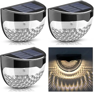Artikel: 4x solar light solar lamp outdoor garden wall lamp spotlight house set Hochwertiger Artikel