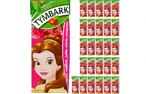 27 x Tymbark Saft 100 Apfel Kirsch Himbeere fuer Kinder 27x200ml