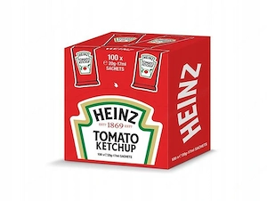 Artikel: Heinz Ketchup portion bags 200 x 20g - individually packed - 4kg gastro restaurant snack fo