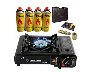 Artikel: Camping stove camping gas stove suitcase stove outdoor table grill grill plate set Hochwert