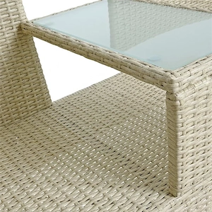 Artikel: Gartenbank Polyrattan Bank Rattan Sitzbank 2 Sitzer Gartenmoebel Balkonmoebel Farbwahl Hoch Bild 7