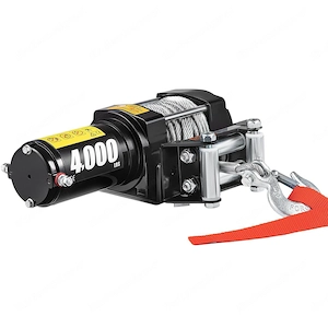 Elektrische Seilwinde 1 8t Winde 13m Motorwinde Funkfernbedienung mit Zubehoer Set Bild 4