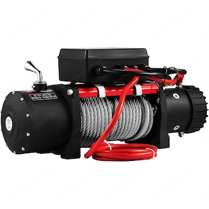 Elektrische Seilwinde 6 1t Winde 28m Motorwinde Funkfernbedienung mit Zubehoer Set Bild 5
