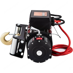 Elektrische Seilwinde 6 1t Winde 28m Motorwinde Funkfernbedienung mit Zubehoer Set Bild 4