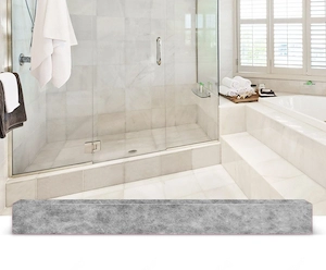Artikel: Duschabtrennung Duschschwelle Wasserbarriere aus hochdichten XPS Wassersperre Badewanne PE  Bild 3