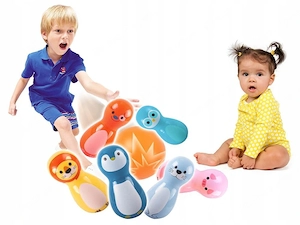 Artikel: Children's Colorful Bowling Skittles Set Animal Rattles Toy Hochwertiger Artikel aus unsere Bild 4