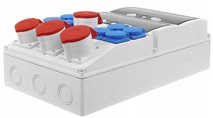 Artikel: Electric wall distributor 8x 230 V 16A   2 x 16A   2 x 32A complete set of construction pow Bild 3