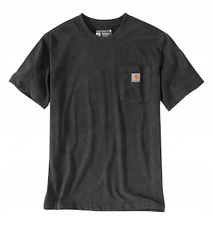 Artikel: Carhartt Men's T-Shirt Workwear Work Short Sleeve Shirt Heavyweight Pocket Carbon Hochwerti Bild 3