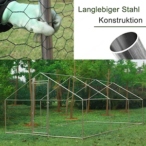 Artikel: Chicken cage cage small animal coop chicken chicken coop chicken house outdoor enclosure sm Bild 3