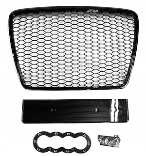 Artikel: AUDI A6 C6 09-11 GRILL RS LOOK BLACK Edition complete set S-line Hochwertiger Artikel aus u