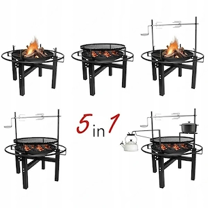 NEUHEIT Feurschale trifft Grill komplett XXXL Starter Set mit Zubehoer 5 in 1 Bild 3