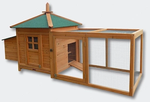 Artikel: Chicken cage chicken coop rabbit hutch wooden cage small animal coop rodent cage chicken Ho Bild 3