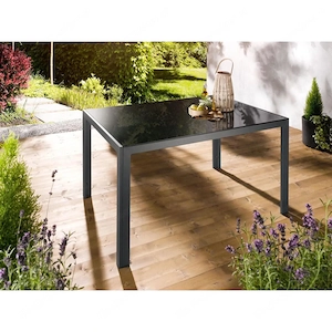 Artikel: Gartentisch Aluminium anthrazit Wendetischplatte Hochwertiger Artikel aus unserem Online-Sh Bild 2