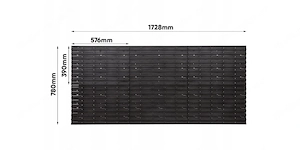 Artikel: #BESTDEAL# Tool wall 172x78 cm complete set Hochwertiger Artikel aus unserem Online-Shop Bild 4