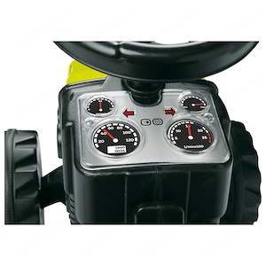 Kinder Trettraktor inkl. Anhaenger mit Hupe Bild 4