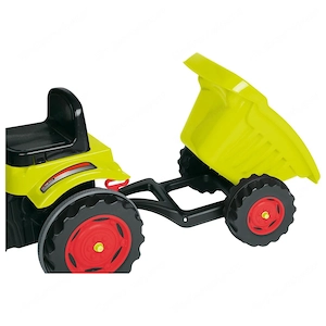 Kinder Trettraktor inkl. Anhaenger mit Hupe Bild 6