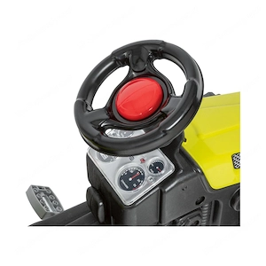 Kinder Trettraktor inkl. Anhaenger mit Hupe Bild 5
