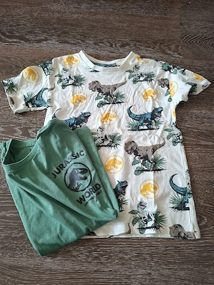 2 Tshirts Jurassic World Bild 2