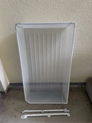 IKEA pax Netzdrahtkorp 5x inkl. Schienen Bild 5