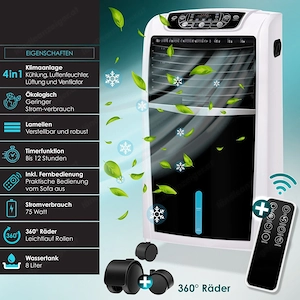 Artikel: Mobile air conditioning 4-in-1 air conditioning unit pedestal fan tower fan CHOICE OF COLOR Bild 4