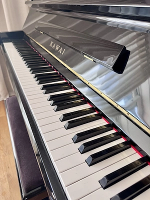 Kawai BL-31 Klavier, schwarz poliert, inkl. höhenverstellbarer Klavierbank, Top Zustand Bild 8
