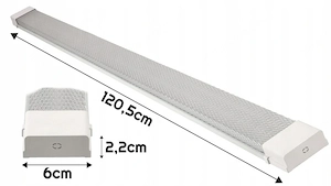 5x LED Panel Industrielampe Werkstattlampe Zimmerlampe 1200mm 36W Bild 8