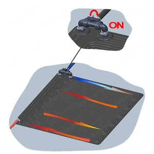 Artikel: Solar mat pool heating solar collector solar heating pool 120x120cm Hochwertiger Artikel au Bild 3