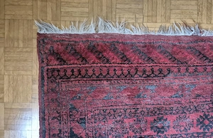Großer afghanischer Orientteppich   Handgeknüpft   2,90 x 2,10 m   Klassiker! Bild 3