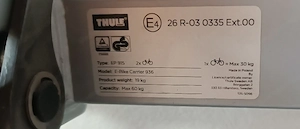 Thule Fahrradanhänger für 2 E-Bike 